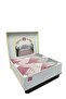 Flannel Plum Begona Double Duvet Cover Set with Elastic Fitted Sheet - 2
