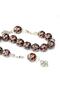 Three-Color Silver Spiral Engraved Mascot Boy Zaza Rosary - 4