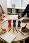 30 Pcs Office Ballpoint Pens (10 Blue, 10 Red, 10 Black) - 3