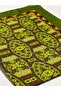 Retro Pattern Cotton Shawl Pistachio Green - 5
