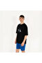 Oversized SQL Baskılı Erkek Siyah T-Shirt - 2