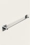 Adhesive Silver Roll and Long Towel Holder WC Paper Holder and Square Towel Holder Bathroom Kitchen Set of 4 - 3