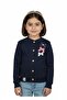Girl's Cardigan with Lovely Bow Tie (Size 1 Recommend Your Large Green)