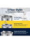 4L Stainless Steel Cat Water Fountain – Automatic Pet Drinking Fountain, Silent Pump & 3 Flow Modes - 4