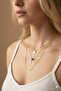 Women's Gold Harmony Combination Triple a Letter Necklace - 2
