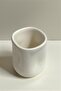 White Amorphous Cold Coffee Cup |   Handmade Ceramic Iced Coffee Mug – 300 ml - 5