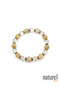 Original Citrine & Crystal Quartz Natural Stone Unisex Bracelet