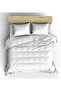 Maki Home 100% Cotton White 200X220+2*(50X70) Double Duvet Cover and Pillowcase