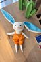 Toy Doll Handmade 100% Cotton Cloth Doll Rabbit Tafi Play and Sleep Companion Gift Boxed - 5