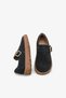 Tamia women's genuine leather daily shoes black suede - 4