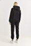 Women's Printed three-thread s Fleece-Lined tracksuit set burgundy - 4