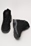 Cold Proof Unisex Long Outdoor Trekking Boots Black - Smoke - 7