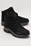 Cold Proof Unisex Long Outdoor Trekking Boots Black - Smoke - 2