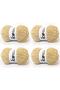 Lot of 4 X 100Gr Skeins Ice Yarns Chenille Baby (100% Microfiber) Yarn Dark Cream - 2