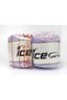 Lot of 2 X 140Gr Skeins Ice Yarns Cakes Antipilling Spray Yarn Blue Shades White - 4