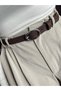 Desire Ring Patterned Suede Women's Silver Buckle Belt Jacket Belt Dress Belt Trouser Belt - 2