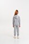 Basic Girl's Sports Zippered Tracksuit Set - 4