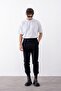 Men's Black Relaxed Cut Sweatpants