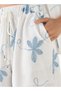 2Xtremz Leaf Embroidered Leaf Shorts with Drawstring Closure and Pockets - 4
