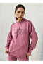 Regular Fit Hooded Sweatshirt with Logo Embroidery