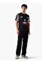 Men Regular Fit Crew Neck Short Sleeves Racing Print T-shirt - 2