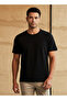 Textured Slim Fit T-shirt with Crew Neck and Short Sleeves