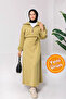 Women's Green Scuba Suit ◆   Oversized Comfortable Mold with Belt ◆   Modern and Elegant for Everyday Casual Outfits - 2
