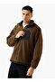 Men Regular Fit Reversible Fleece Jacket