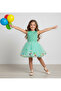 Children's Dress with Pompom 09287