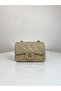 Mini Quilted Knitted Chain Women's Hand and Shoulder Bag (Check the Dimensions and Place Your Order)