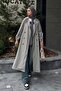 Buttoned Trench Coat Mint Green - 4