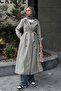 Buttoned Trench Coat Mint Green