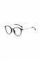 Lumina Blue Light Protection Screen Glasses – Clear Glass |   Black Unisex Screen Glasses with Gold Detail - 4