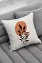 Abstract Abstract Botanical Leaves Digital Printed Gift Set of 4 Throw Pillow Covers - 3