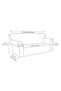 Seat Cover Sofa Cover Two Seater Sofa Cover 1 Piece Coffee Color Sofa Cover - 4