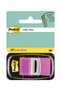Index Post-It din plastic mov