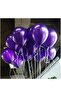 Metallic 12'' Dark Purple Balloon 10 Pieces - 2