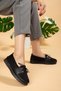 Women's Black Classic Shoes Orthopedic Mother Shoes Mother Ballet Flats Shoes Mother Women's Casual Shoes - 4