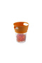 Anti-Spill Baby Training & Snack Food Container - Apricot - 4