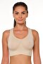 Thick Strap Gathering Sports Bra 4001
