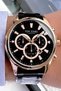 Men's Wristwatch 3 Atm Water Resistant & Black Color Steel Band Elg594 - 3
