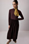 Pleat Detail Dress - 3