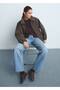 Straight-cut high-waist jeans - 7