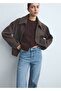 Straight-cut high-waist jeans - 6