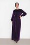 Belted Silvery Dress 4466