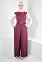BELTED DOUBLE CREPE JUMPSUIT 44231