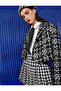 Crop Tweed Blazer Jacket Double-Breasted Arma Buttons - 2