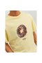 Jack&jones Crew Neck Printed Yellow Men's 100% Cotton T-shirt12238166 - 6