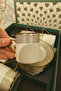 Embossed Gilded 6-Person Coffee Cup Set - 2