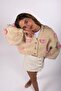 Pink Heart Hand Knitted Cardigan - 3